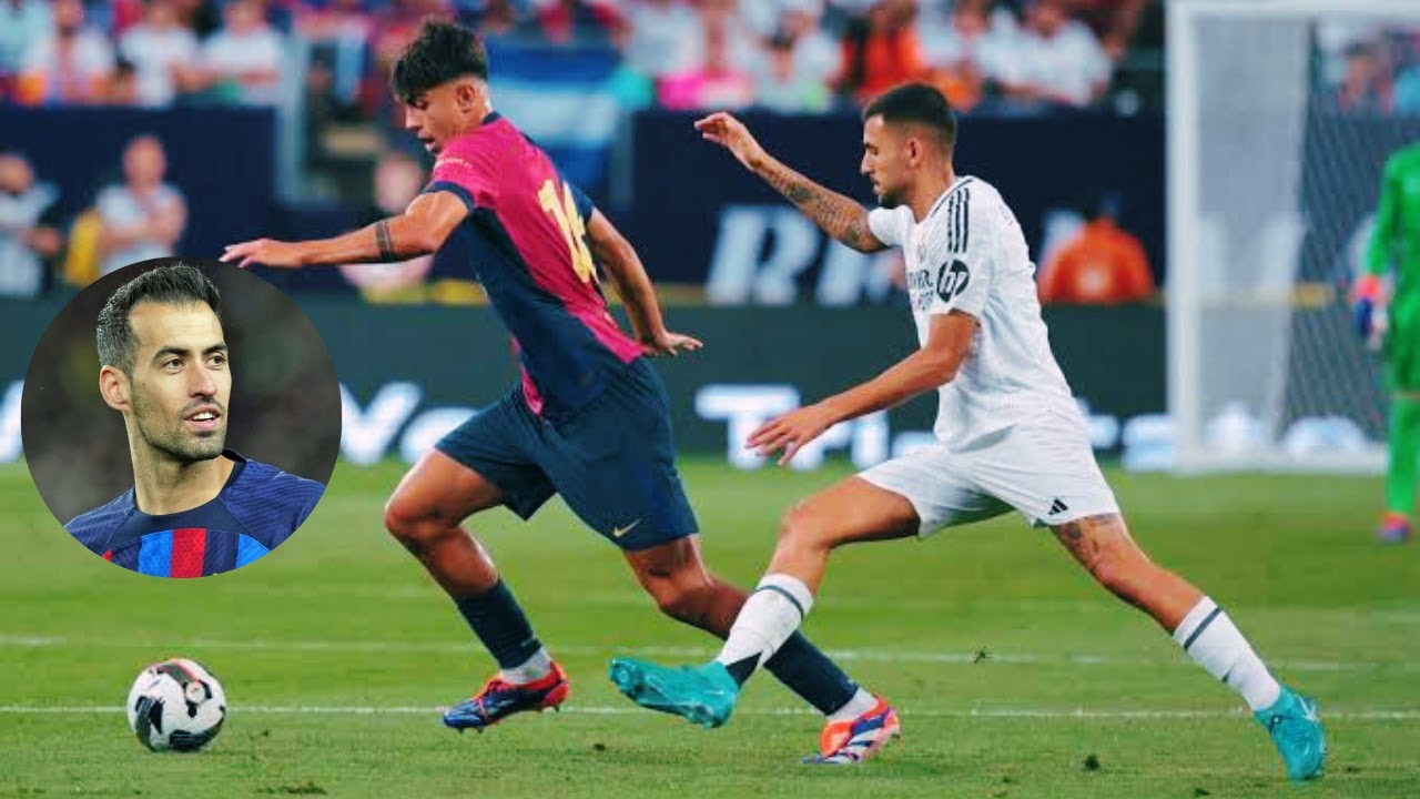 Marc Bernal All Touches VS Real Madrid - The New Sergio Busquets ??
