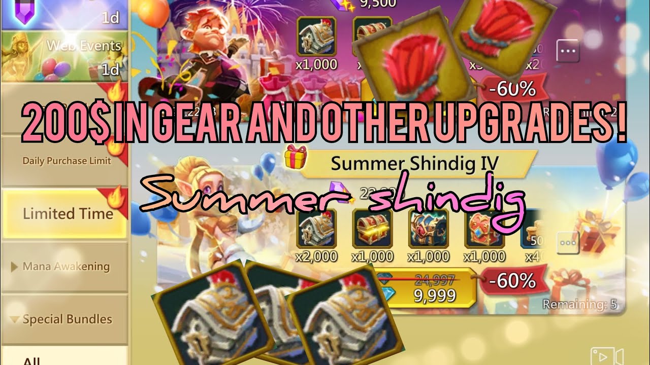 Big Spending Time ! Limited offer and material mayhem | building a rally leader | Lords Mobile