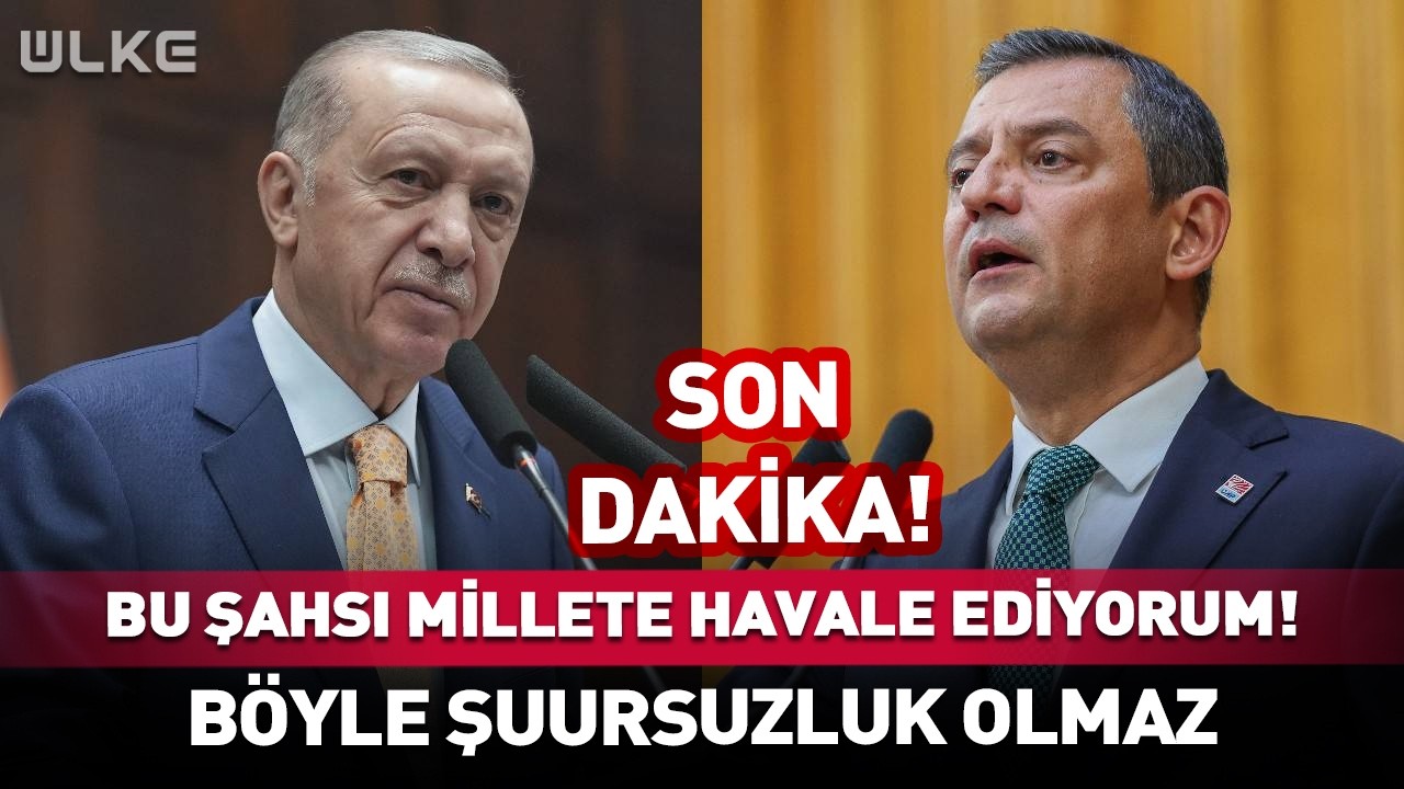 Erdoğan: Bu Şahsı Millete Havale Ediyorum! Böyle Şuursuzluk Olmaz #sondakika