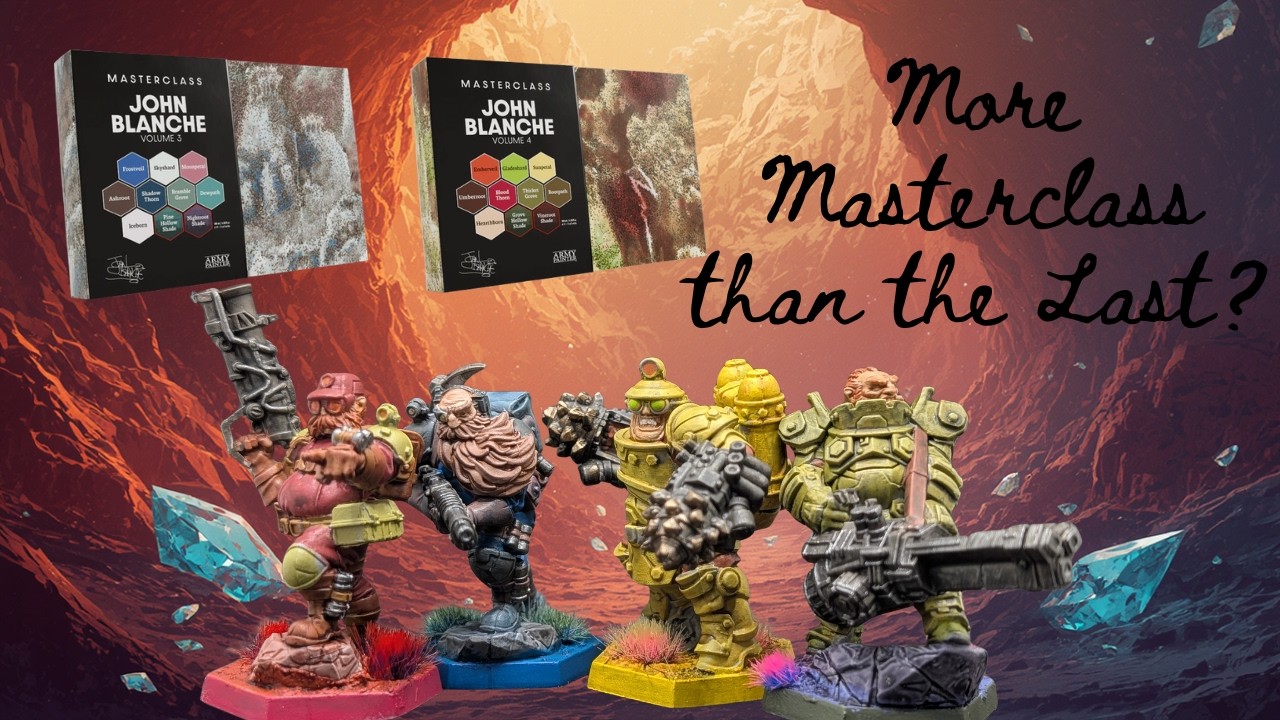 Холодный против теплого мрачного стиля – обзор красок John Blanche Masterclass Paints Vol 3 & 4