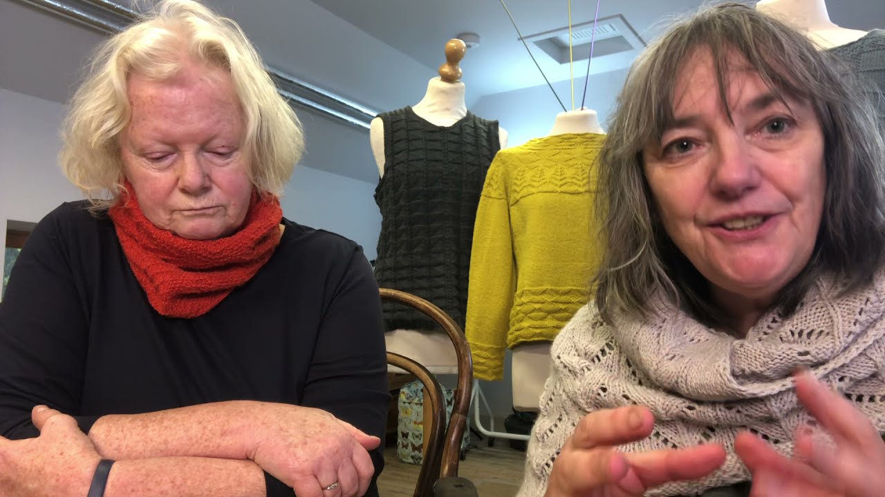 Di and Sheila explore their new book! A Gansey Knitting Sourcebook!