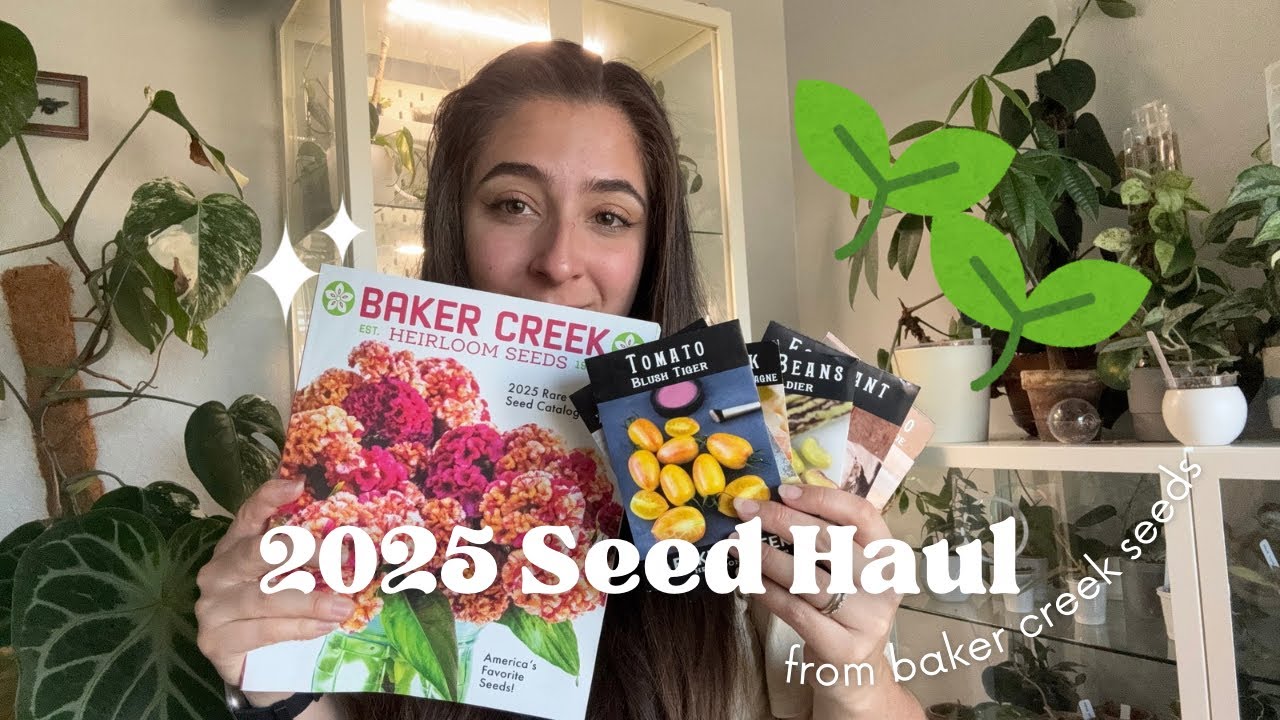 Распаковываю свой запас семян сезона 2025 года | от Baker Creek Seeds 🌱🤍