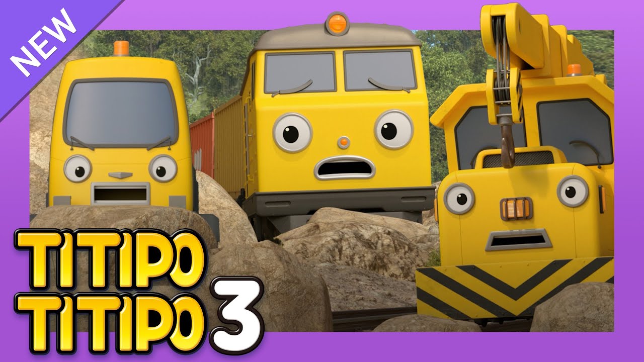 TITIPO S3 EP16 Fix and Lift's Holiday l Train Cartoons For Kids | Titipo the Little Train
