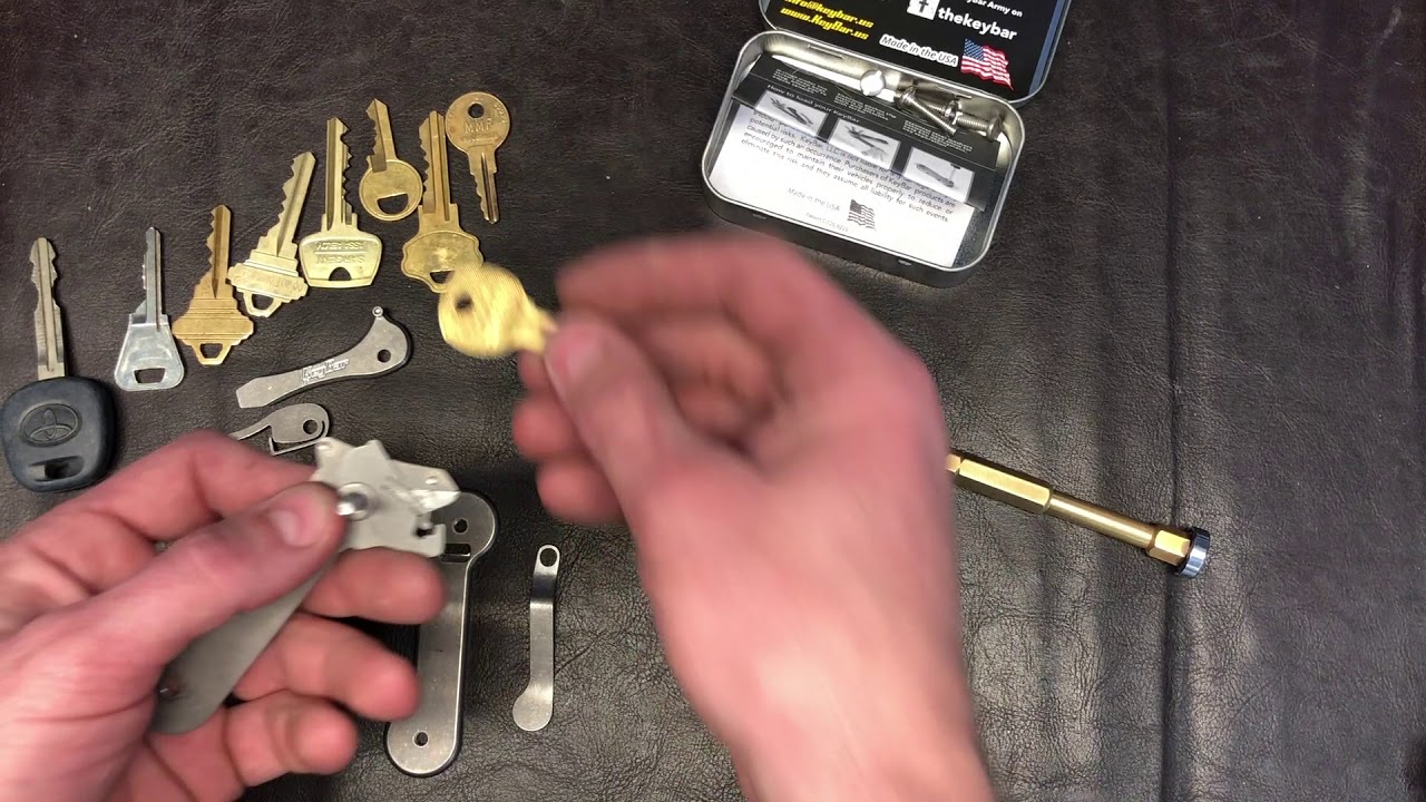How To Assemble A KeyBar With Multiple Keys & Inserts