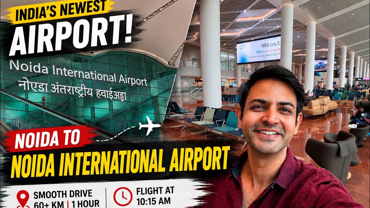 Complete Tour of India's Newest Noida International Airport (Jewar Airport)! #jewarairport #noida