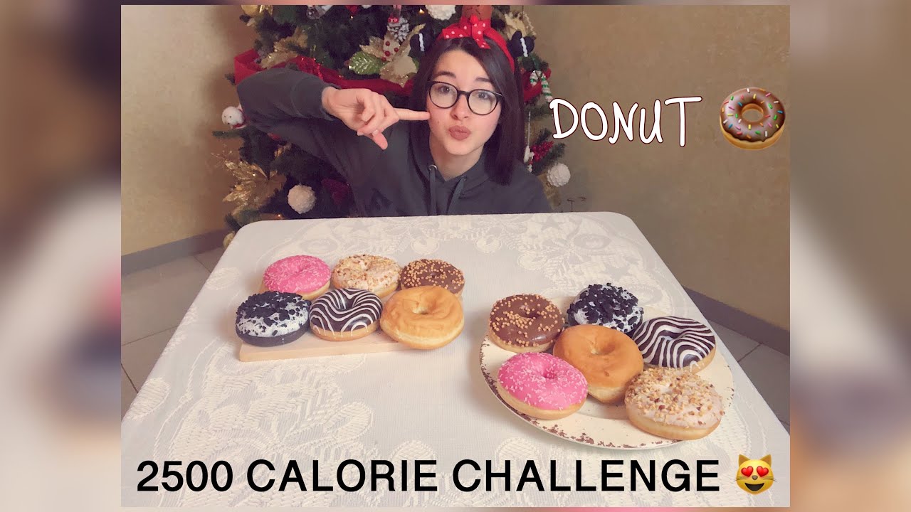 2500 CALORIE CHALLENGE #DONUT 🍩 #BREAKFAST 😻😋 | CHRISTMAS EDITION🎄🤶🏼| GA|