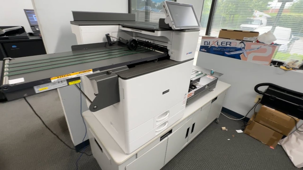 Xante EnPress Digital Multi-Media Envelope Press w/ Enterprise SL Feeder and Exit Conveyor