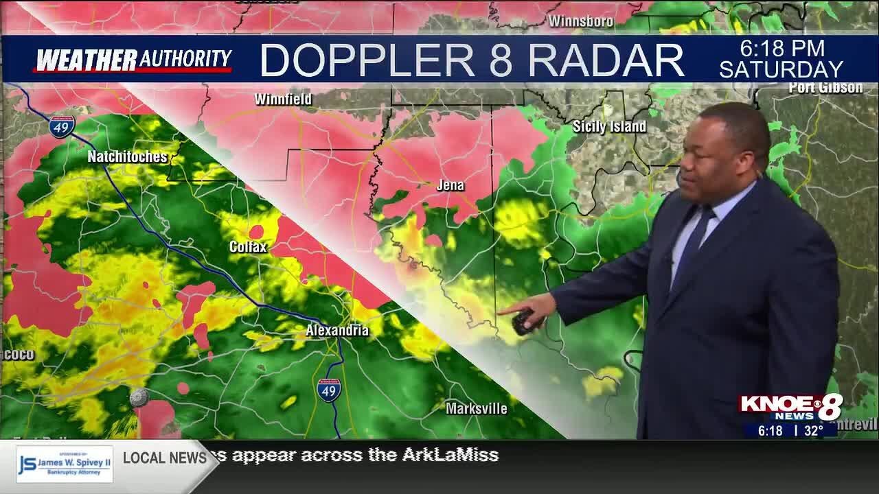 KNOE Saturday Evening Forecast with Chief Meteorologist Marcus Walter