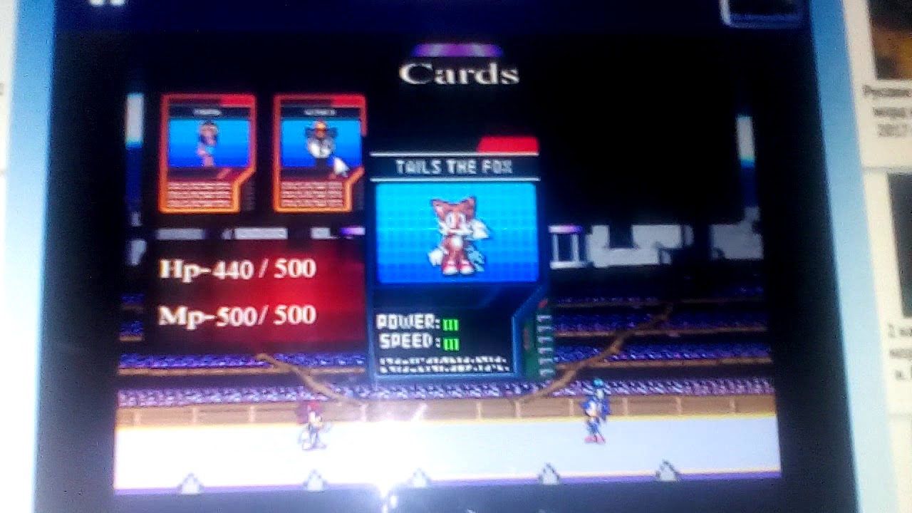 Sonic Battle Cards Sonic vs Shadow