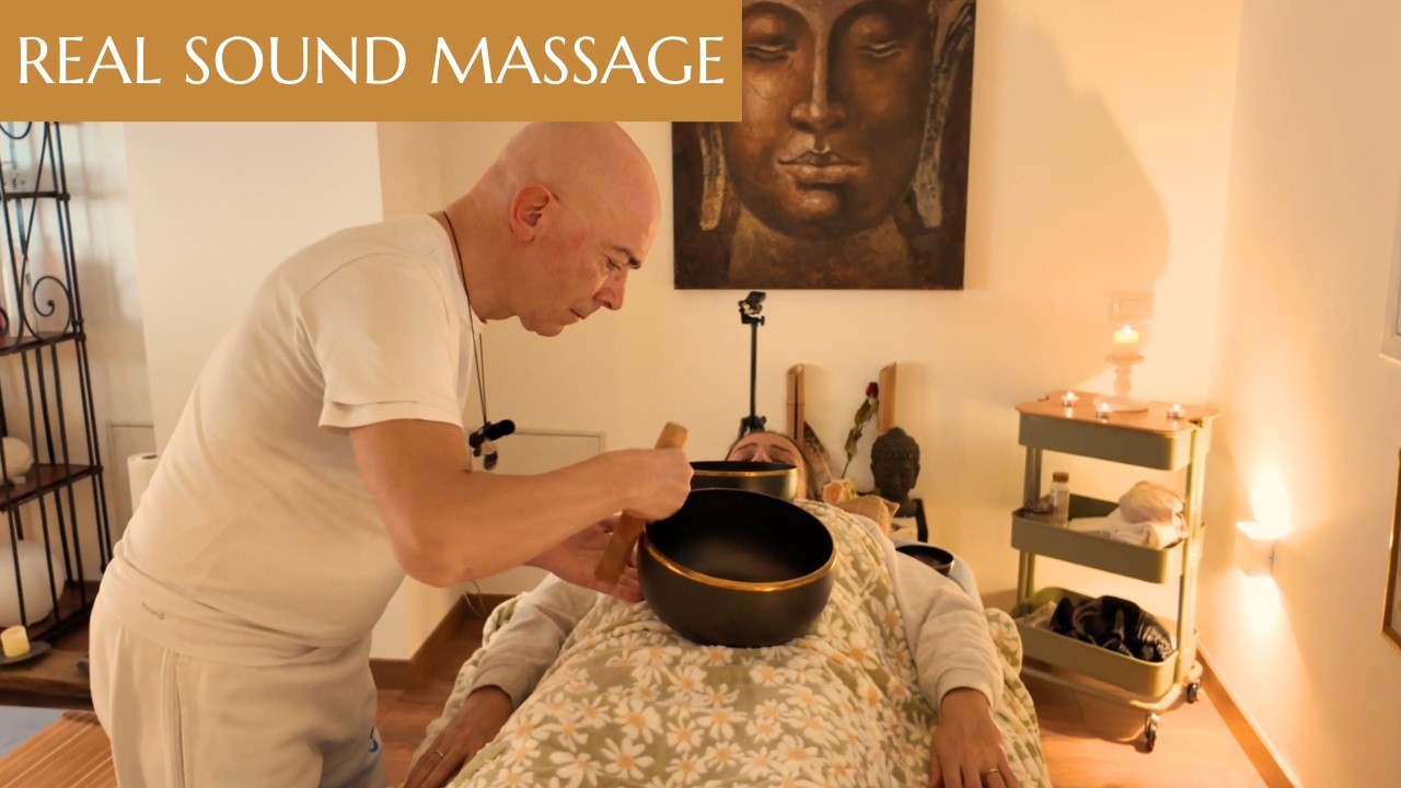 Inside a Real Sound Massage | Vibrations Applied to the Body