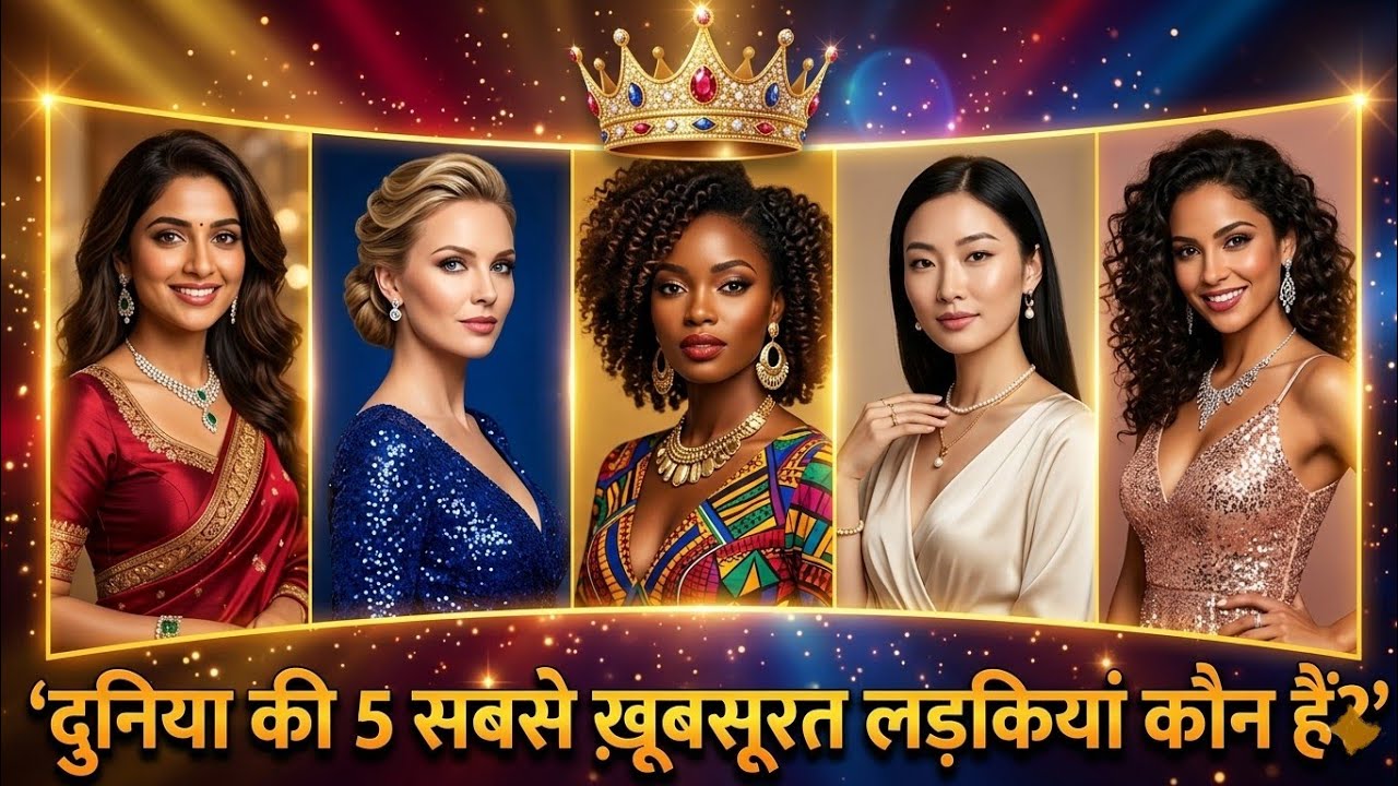 Duniya Ki 5 Sabse Beautiful Ladki Kaun Hai? | Top 5 Most Beautiful Women in the World 2026
