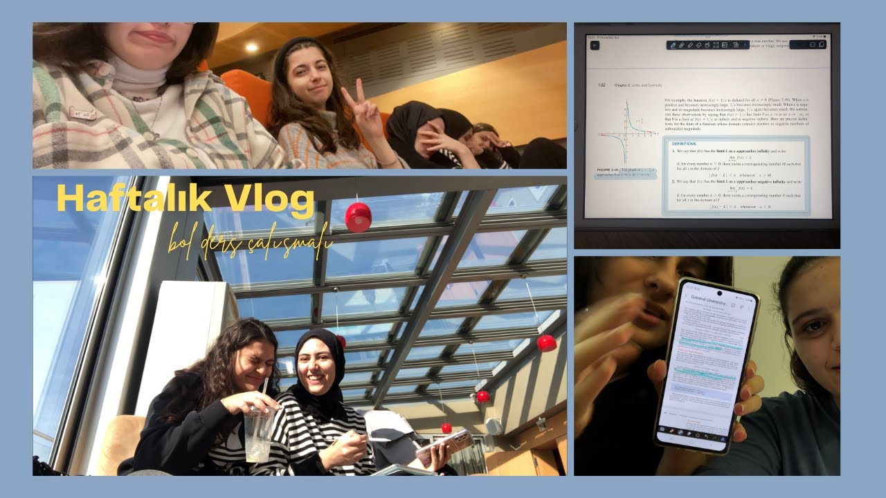 HAFTALIK VLOG | Üniversitede 1 Hafta (uni vlog 1)