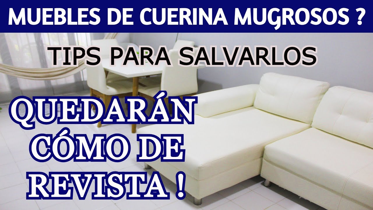 🌺 No vas a creer lo efectivo de limpiar TUS MUEBLES DE CUERINA con &eacute;stos 3 productos !