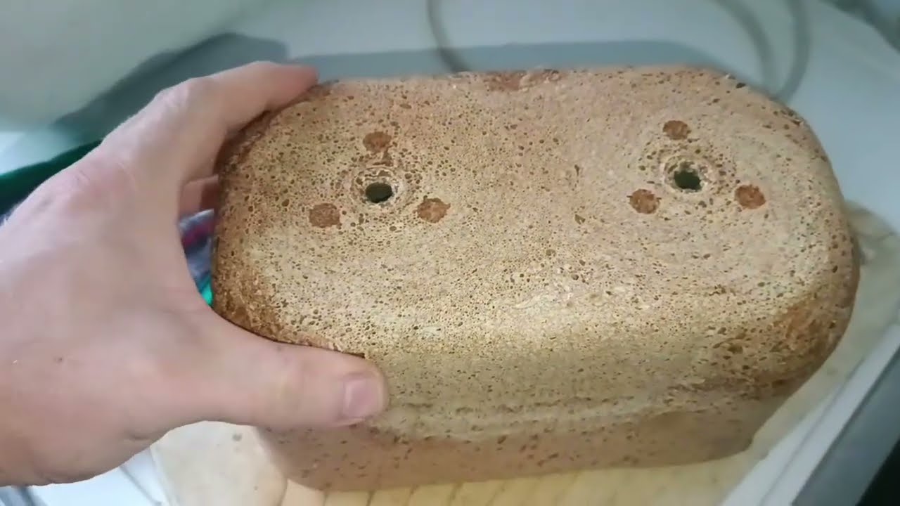 самодельный белый хлеб из хлебопечки. почему опадает 