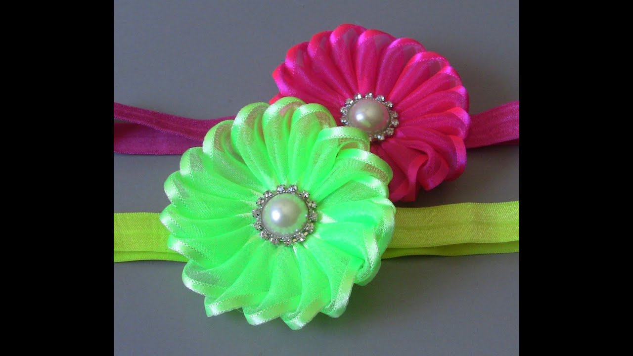 Flor com dobras linda e facil Passo a Passo