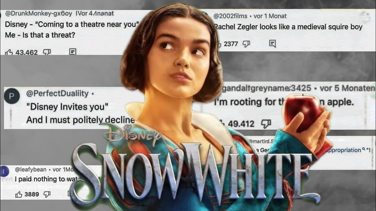 FUNNIEST Snow White Trailer Comments(as a Song)