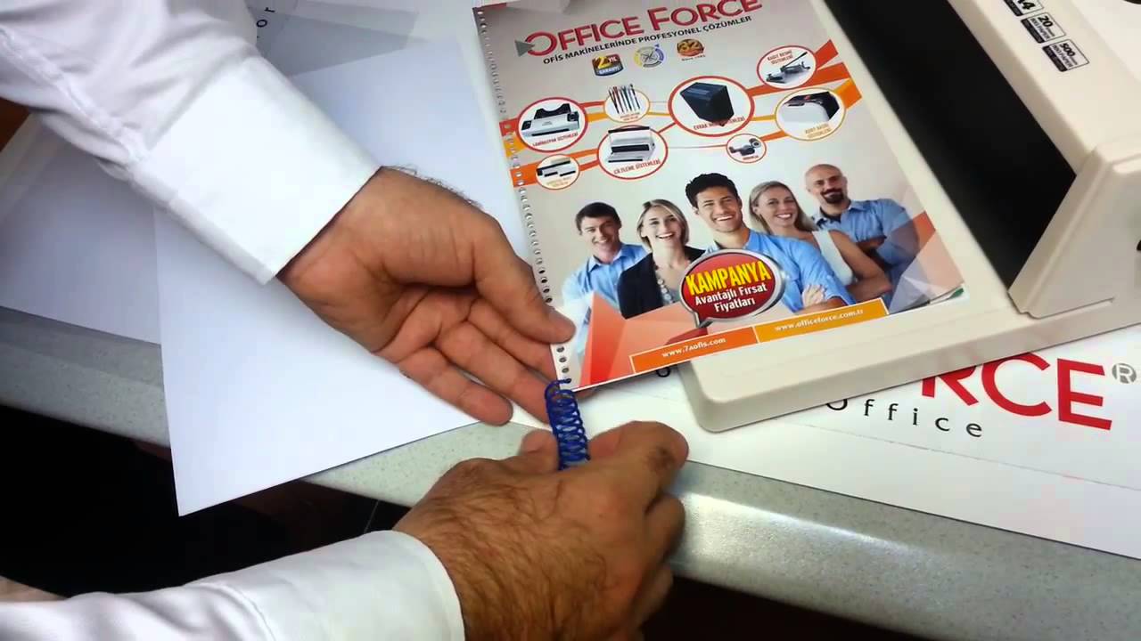 OFFICE FORCE S 20 HELEZON CİLT MAKİNESİ
