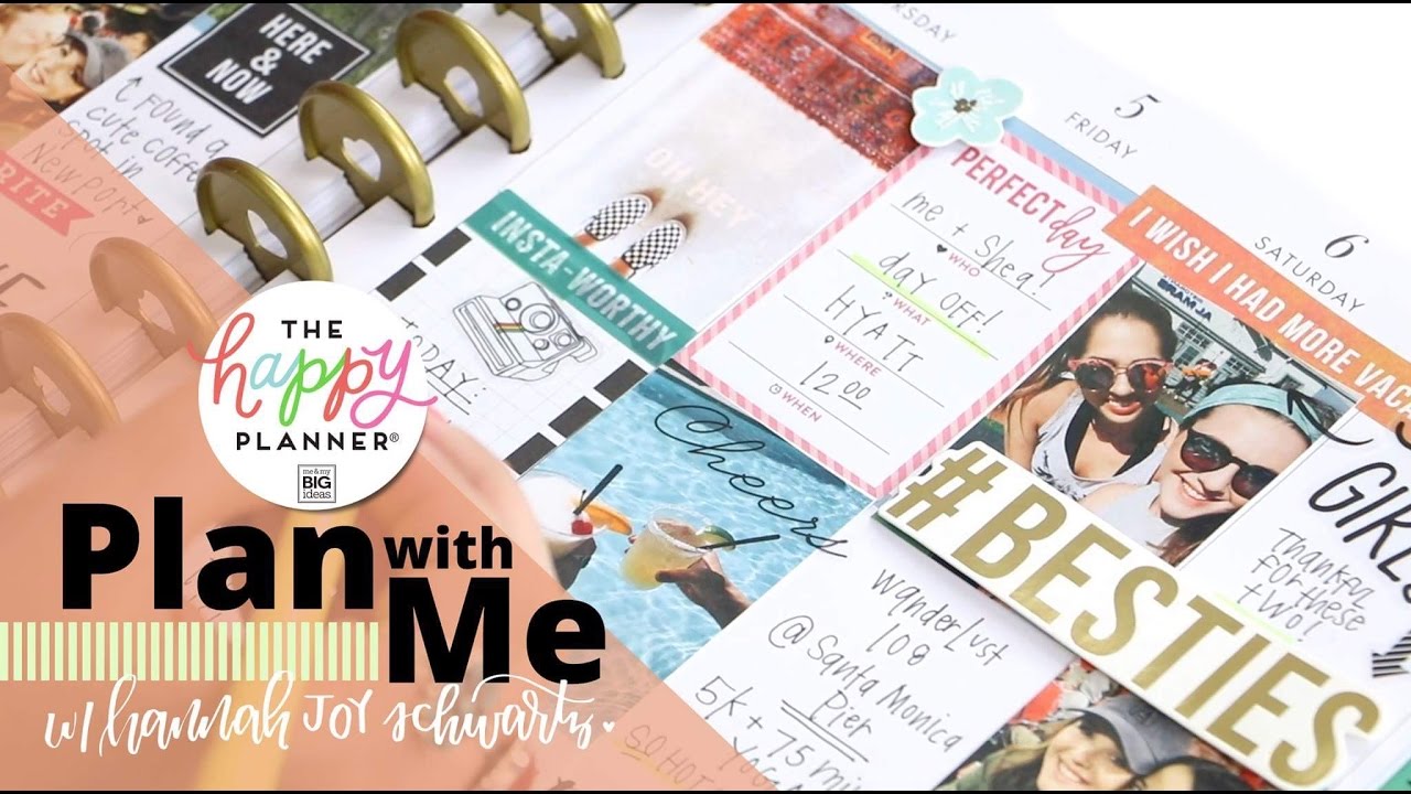 Plan With Me! The BIG Happy Planner® // Feat: Hannah Joy!