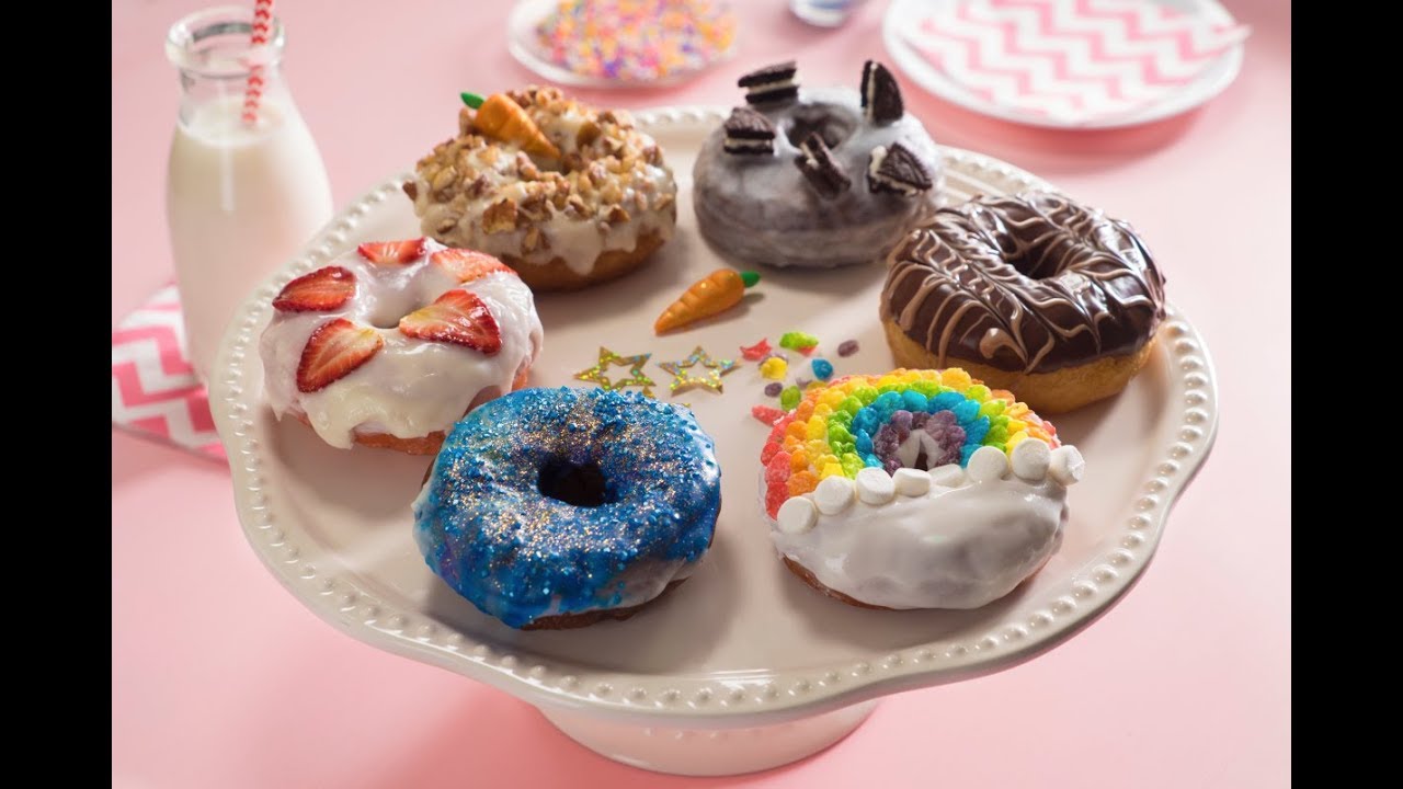 6 Donas de Sabores | Cómo hacer DONAS de sabores y COLORES