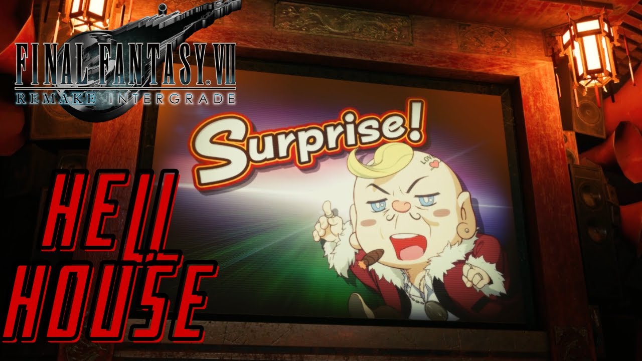 FF VII Cloud/Aerith vs Hell House