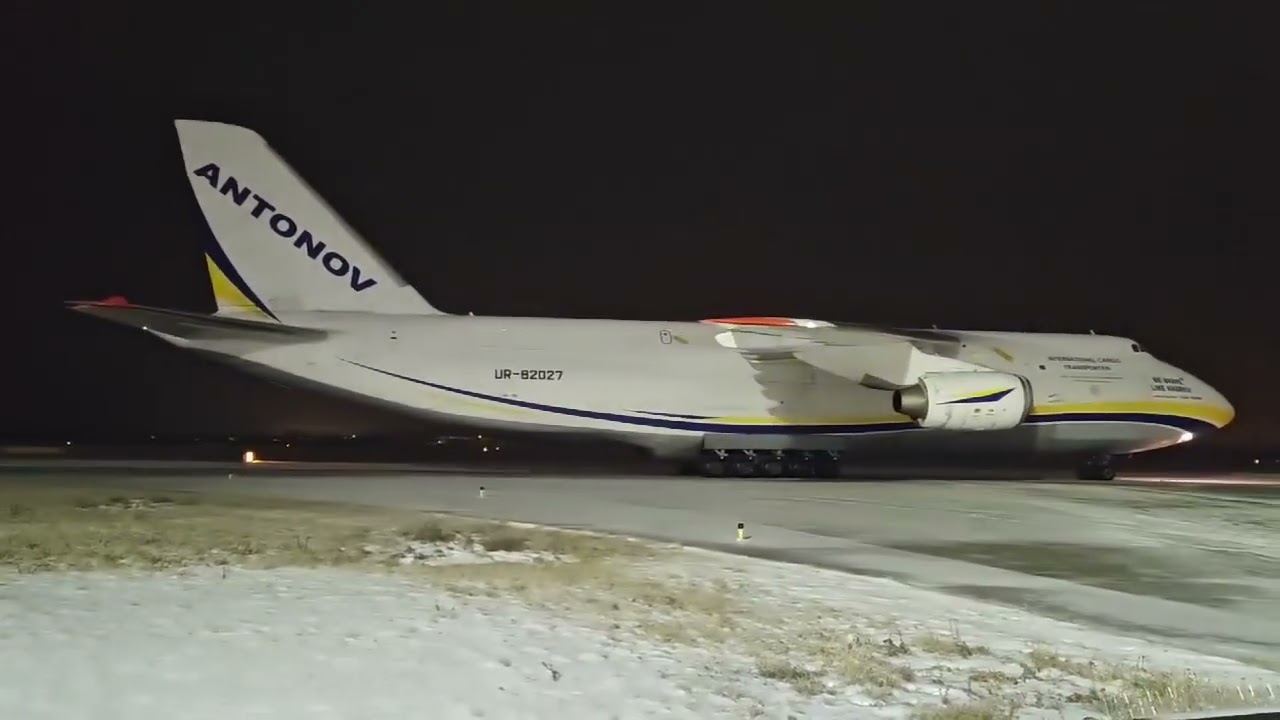 Antonov an-124 bratislava sound engines