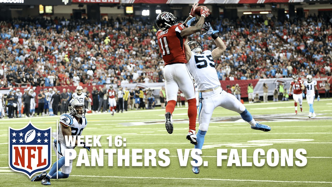 Julio Jones Jumps Over Kuechly & Sprints for 70-yd Photo Finish TD | Panthers vs. Falcons | NFL