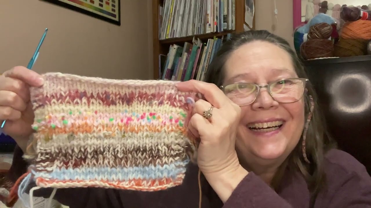 New hat pattern and part of a yarn haul!