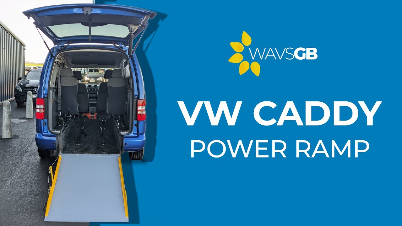 VW Caddy Wheelchair Accessible Vehicle with Power Ramp