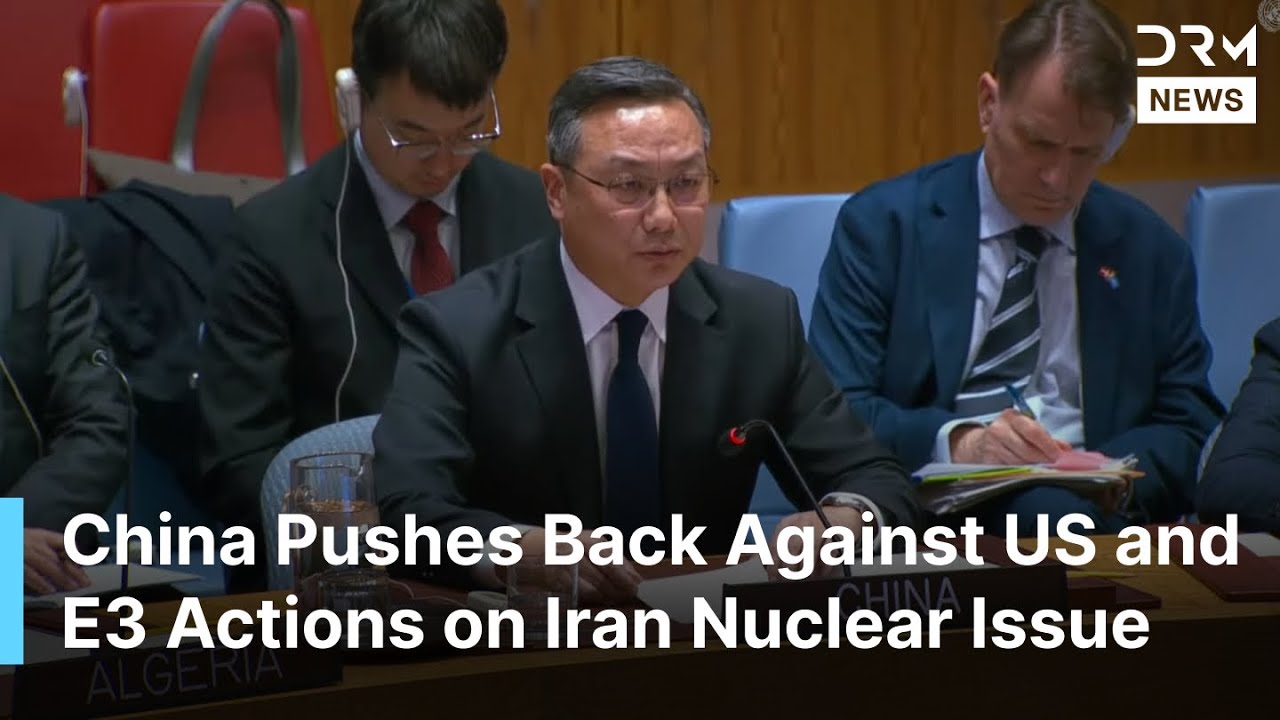 China Warns Against Using UN to Pressure Iran, &ldquo;Avoid Vicious Cycle of Sanctions & Escalation&rdquo; |AC1N