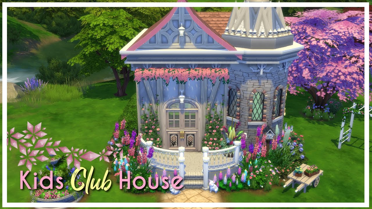 The Sims 4 | Kids Club House | Princess Dream Castle | + First VoiceOver | Speed Build