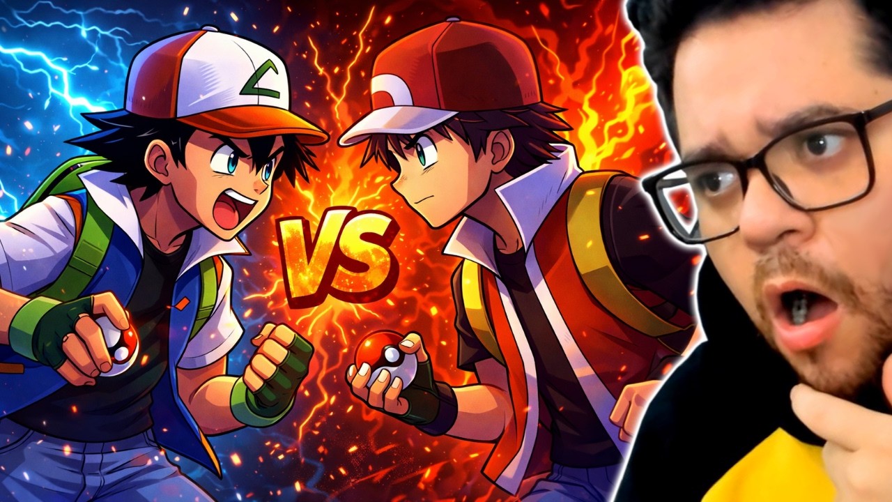ASH vs RED: QUEM GANHA DE VERDADE?