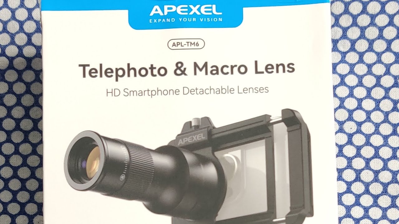 Распаковываем Epic Apexel 6x Telephoto & Macro Lens — первый в мире телемакрообъектив!