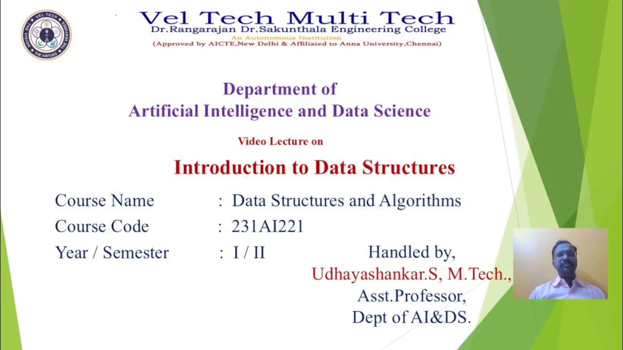 231AI221 Data Structure and Algorithm UdhayaShankar