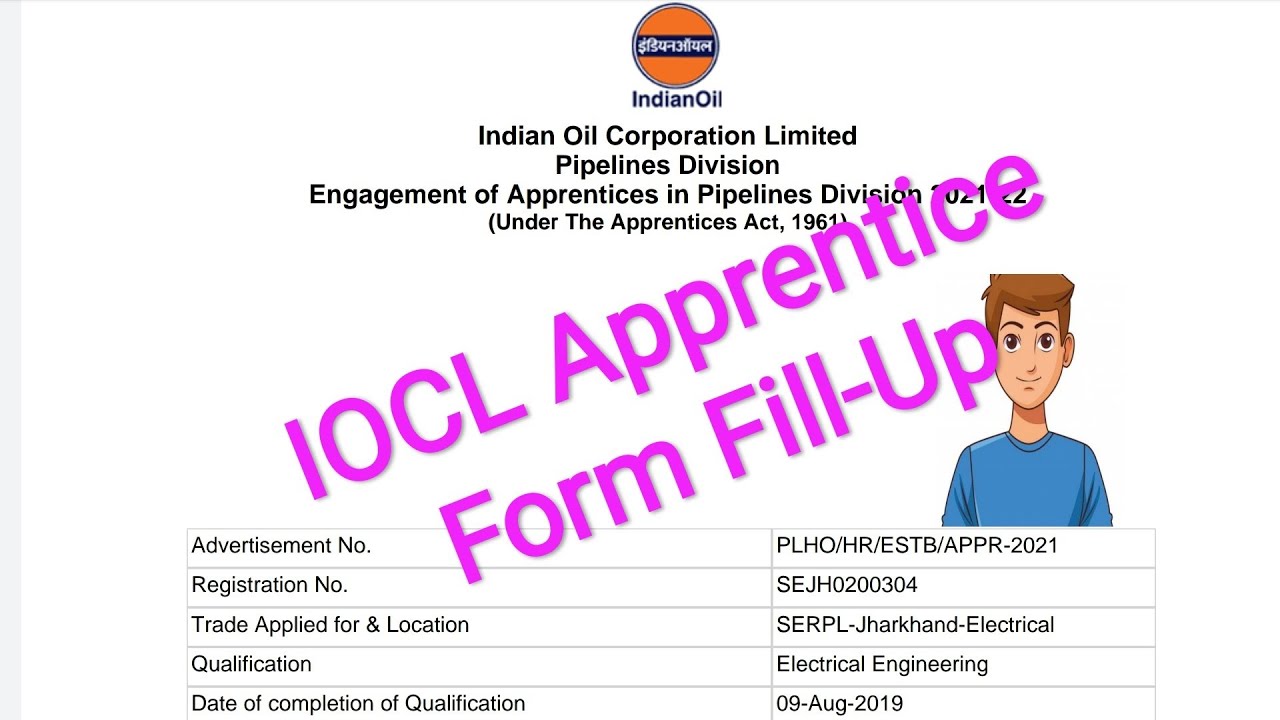 IOCL Apprentice Form Fill Up 2021 | IOCL Apprentice Form Kaise Bhare 2021 | IOCL Apprentice 2021