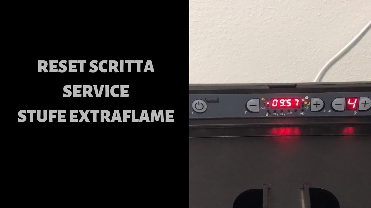 Reset messaggio SERVICE stufe La Nordica Extraflame