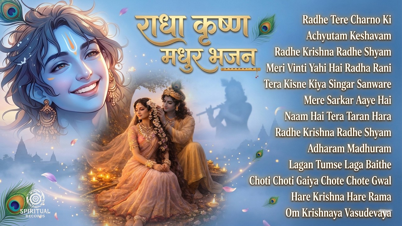Peaceful Bhakti Songs 2026 🌸 Radha Krishna Meditation Kirtan | Stress Relief & Inner Peace 🙏💫