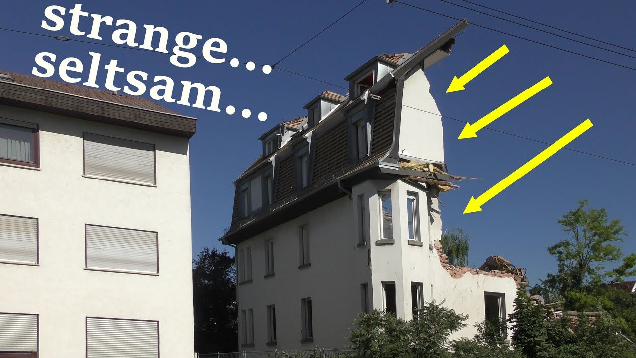 Seltsames Abbruchhaus - strange house demolition