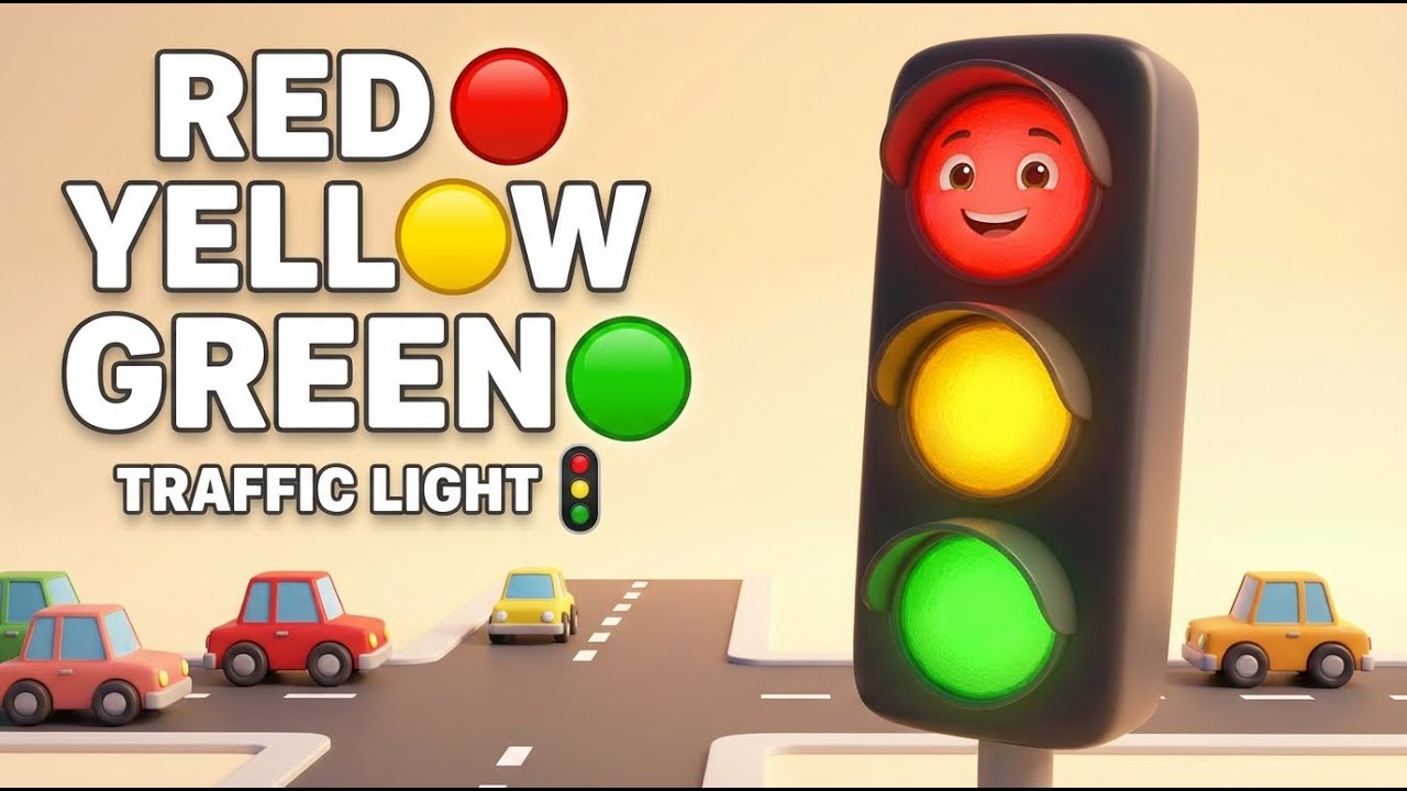 Traffic Light Song 🚦 | Red Yellow Green | Learn Colors & Safety | CK4KIDS 2026
