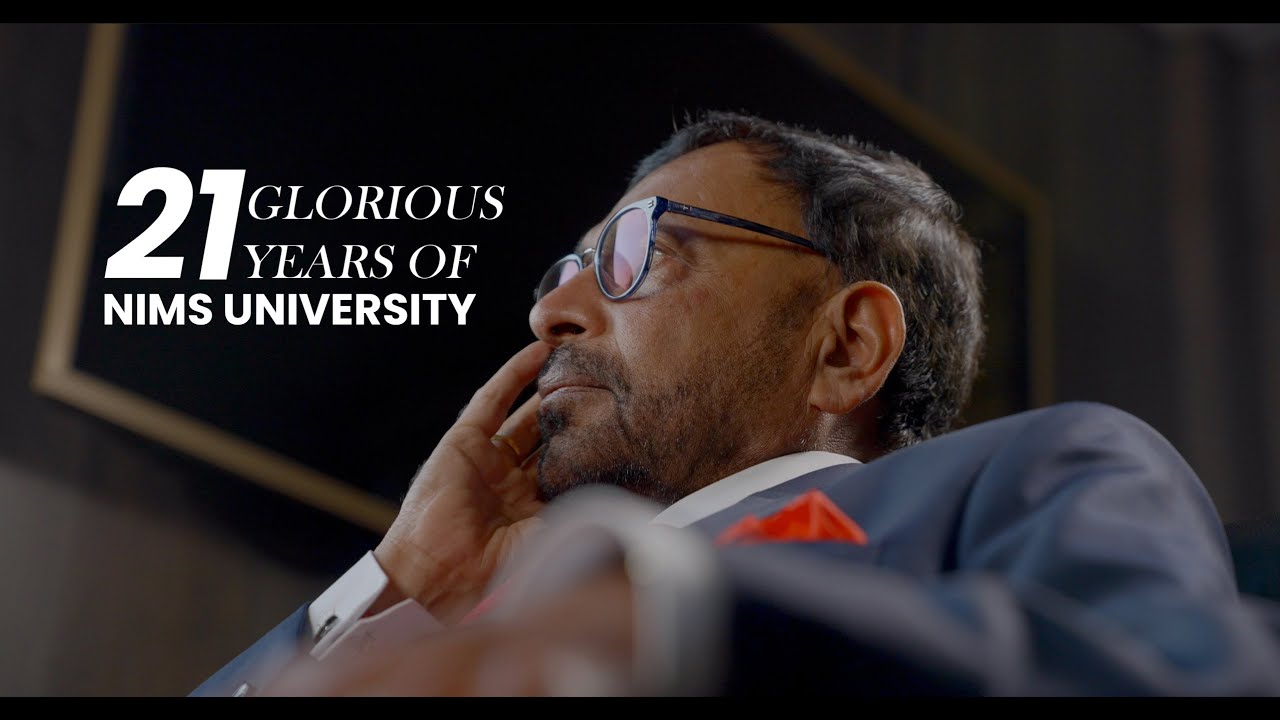 NIMS University - 21 years of the glorious journey | NIMS Chairman