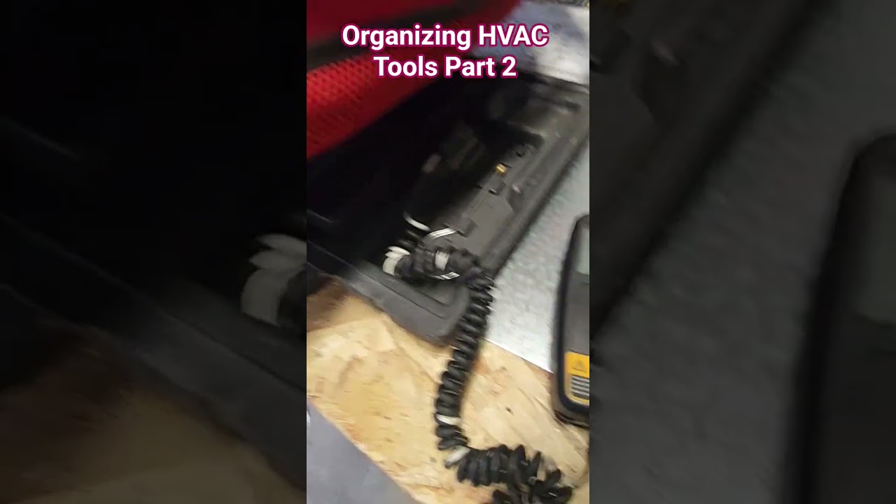 Organizing HVAC Tools Part 2. #hvac #hvactraining
