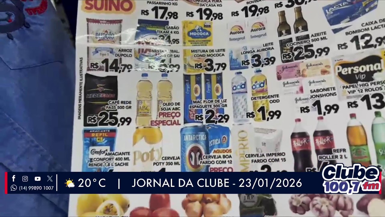 Jornal da Clube - 23/01/2026 - Edição da Manhã
