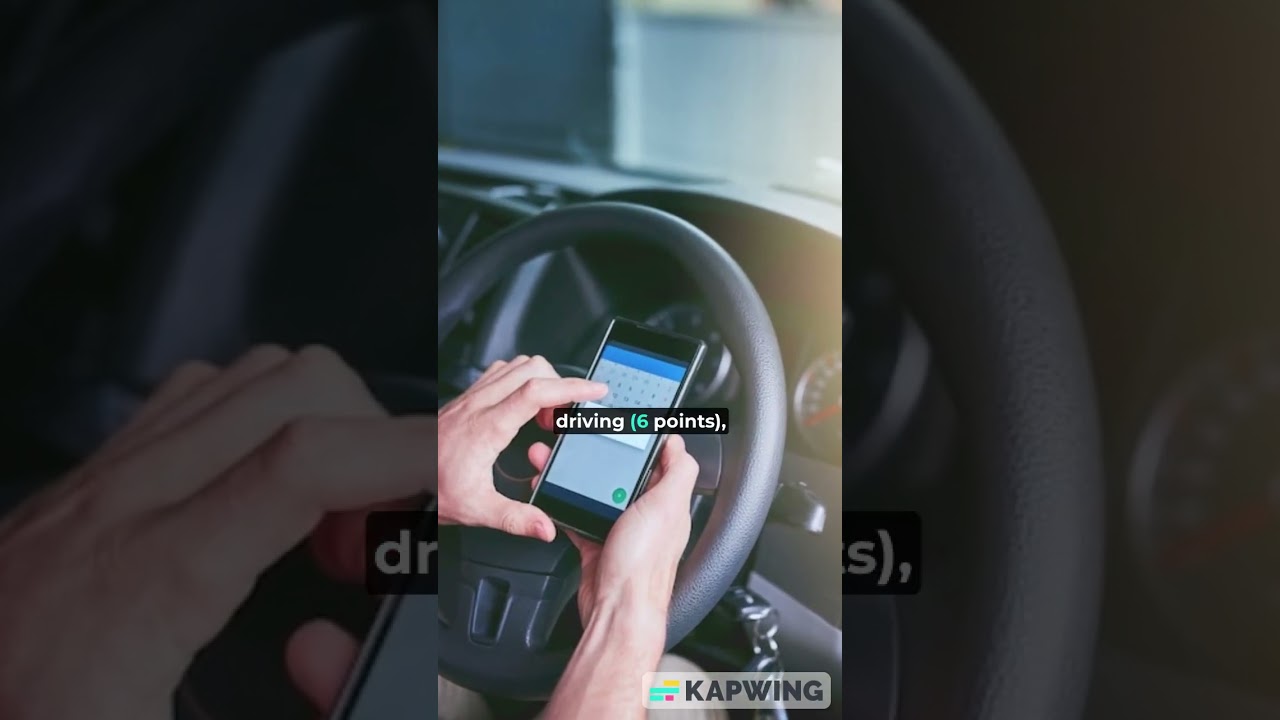 Driving penalty points and fines at a glance in the UK