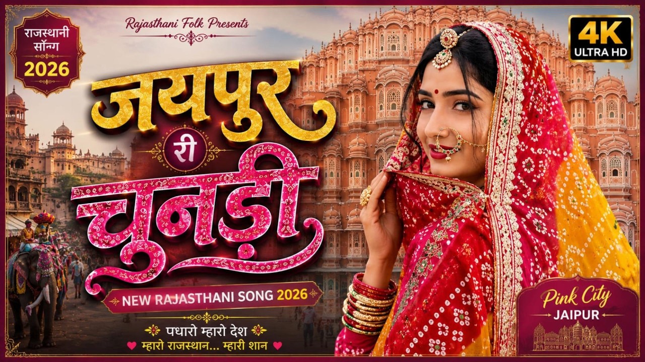 New Rajasthani Song 2026 | Jaipur Scarf | Jaipur Ri Chundri | Pink City Jaipur | #JaipurRiChundri
