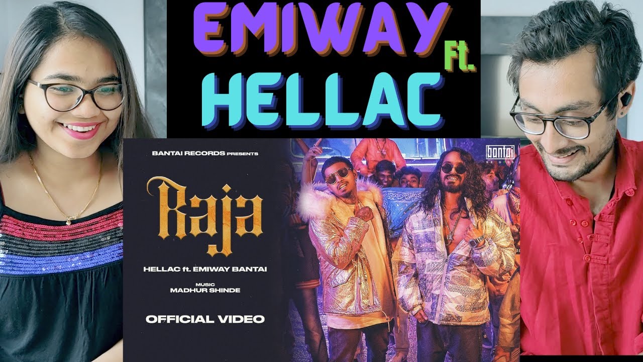 EMIWAY X HELLAC - RAJA | REACTION | Preeti & Visky