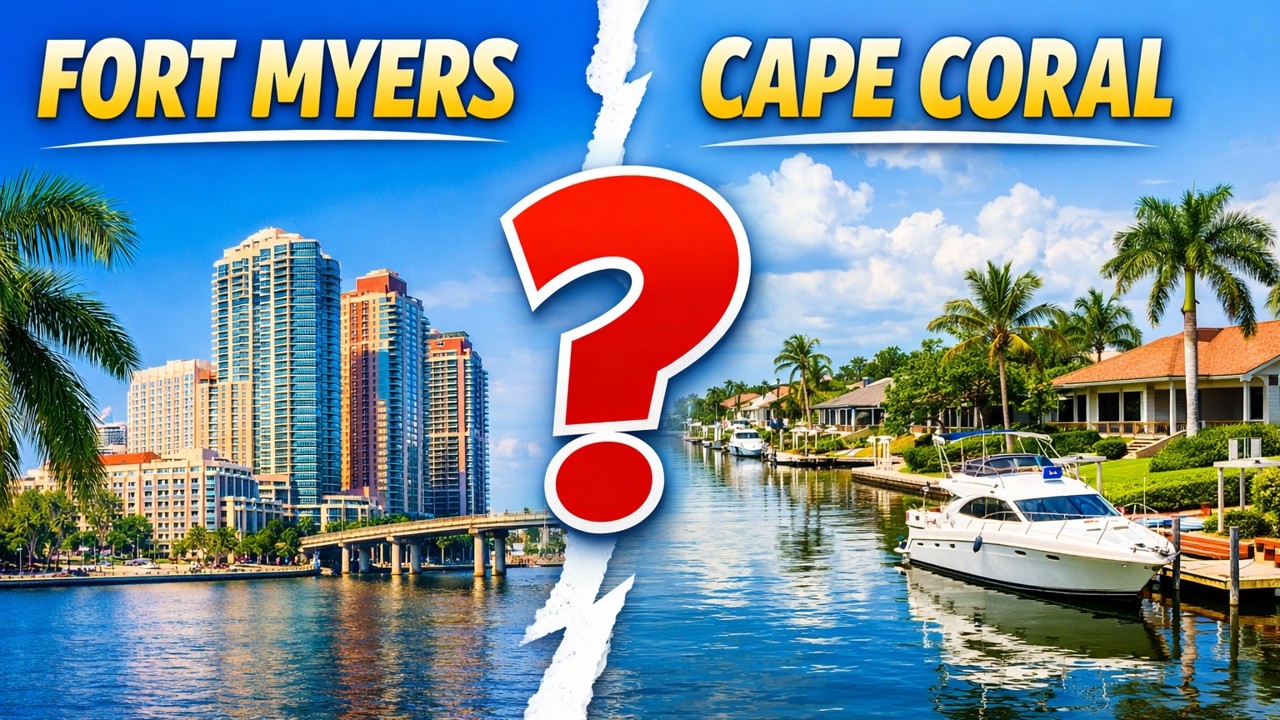 Fort Myers vs Cape Coral: ¿Dónde vivir en Southwest Florida? (Antes de mudarte)