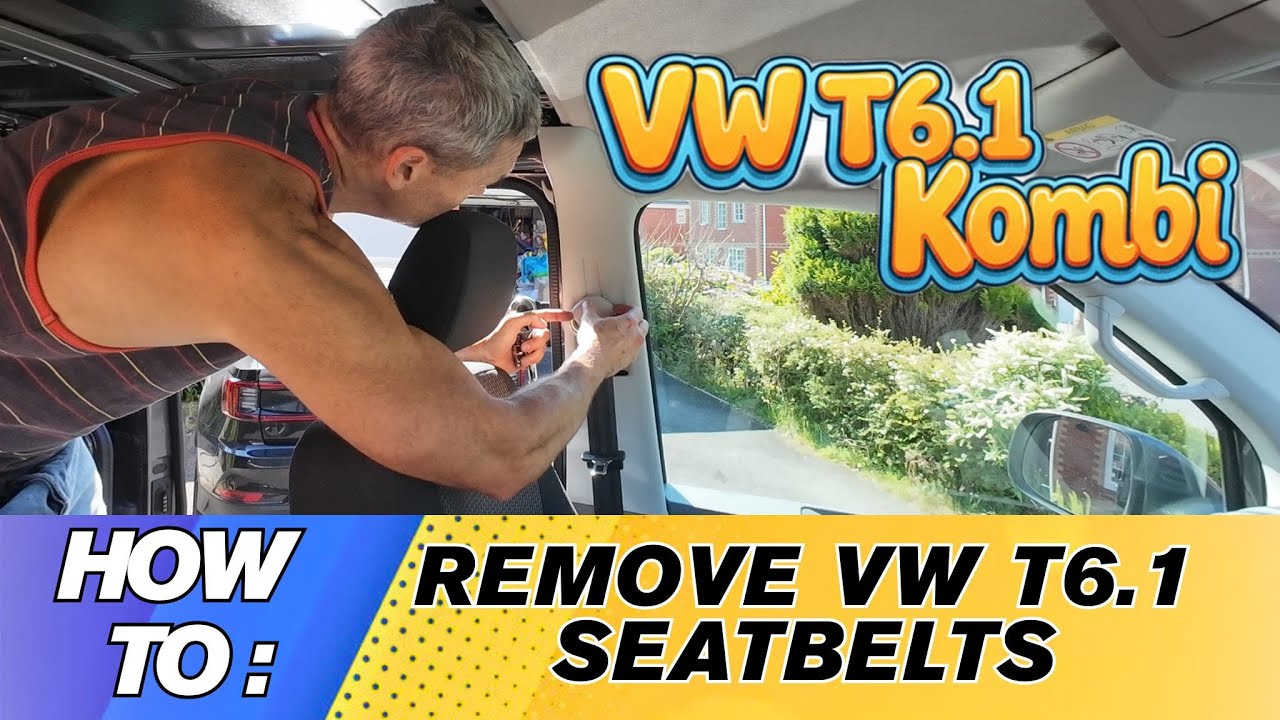 VW T6 1 Kombi Interior Trim Removal Carpet Lining