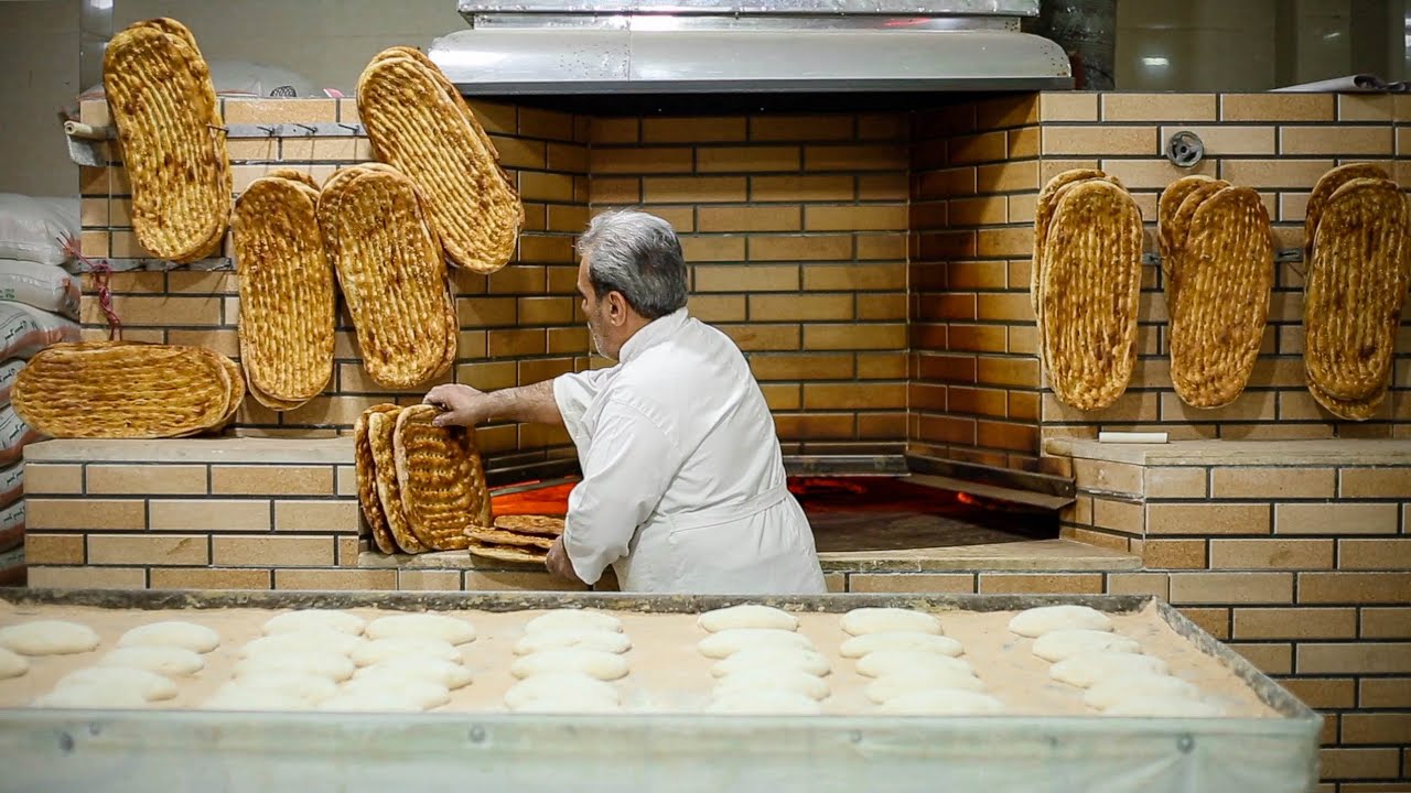baking nan-e barbari bread
