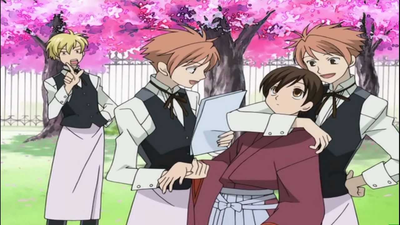 Hikaru/Kaoru x Haruhi - Almost