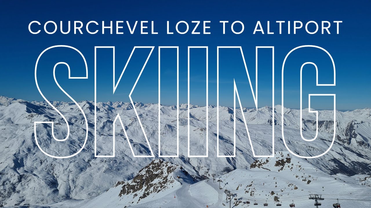 [4k] Col de la Loze to Altiport (Courchevel)
