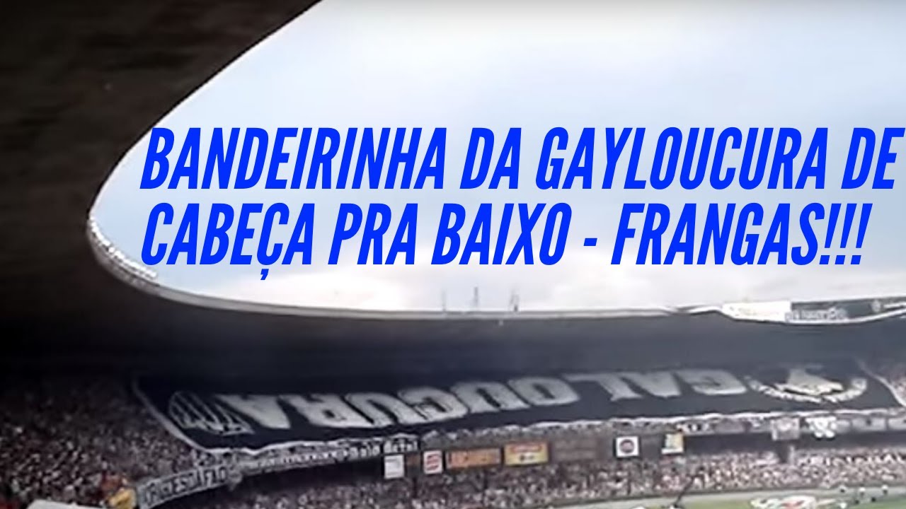 Bandeirinha da Gayloucura de cabeça para baixo! Que vacilão! Mafia Azul ensina como se faz! Comentem